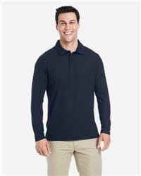 UltraClub 8405LS - Men's Cool & Dry Sport Long Sleeve Polo