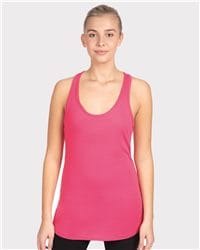 The Next Level Women's Festival Tank Top (5033) - Soft Polyester/Cotton Blend, Scoop Neck, Curved Hem