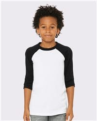 Next Level 3352 - Youth CVC Three-Quarter Sleeve Raglan T-Shirt