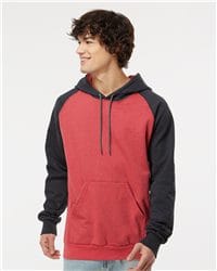 King Fashion KF4048 - Fleece Raglan Hooded Full-Zip Sweatshirt