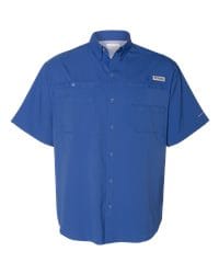 Chemise Columbia PFG Tamiami II Manches Courtes Homme - UPF 40 - Cyprès