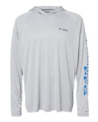 Columbia Women's PFG Tidal Tee Sailfish Flair Long Sleeve Shirt - XL - White