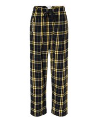 Boxercraft Men's Harley Black/Gold Plaid Flannel Pajama Pant