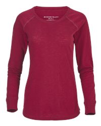 Women's Red/Charcoal Louisville Cardinals Plus Size Preppy Elbow Patch Slub  Long Sleeve T-Shirt