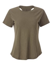 ★23SS★【YOUTHBATH】★V Neck Military Long Sleev.e★ 1027. WarpFlexx-Lite™ Half-Sleeve Baselayer - Forest Green