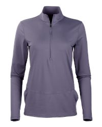 Boxercraft BW5204 - Women's Stretch Woven Quarter-Zip Pullover