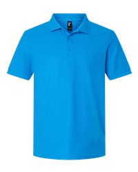 Hanes 055P, Men's 6.5 oz. X-Temp® Piqué Short-Sleeve Polo with Fresh IQ