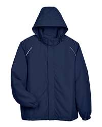 North End 88196 - Men's Angle 3-In-1 Jacket with Bonded Fleece Liner