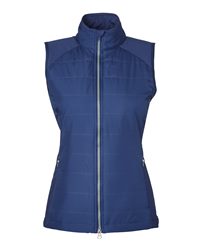 NWT MEN'S ZERO RESTRICTION FLEECE HYBRID VEST, SIZE: L, COLOR