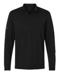 Adidas A709 - Women's Textured Stripe Quarter-Zip Pullover