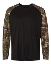 トップス WOODBLOCK LS MESH RUGGER SHIRT REAL TREE Russell Outdoors Realtree Colorblock Performance Tee | Product