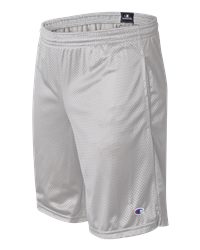 Buy Russell Athletic Men's Mesh Shorts (No Pockets), Grey/Silver, Medium at