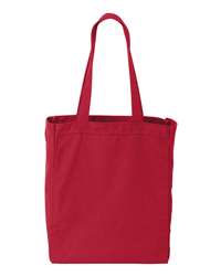 10oz Canvas Tote Bag with Zipper Top by Liberty Bags