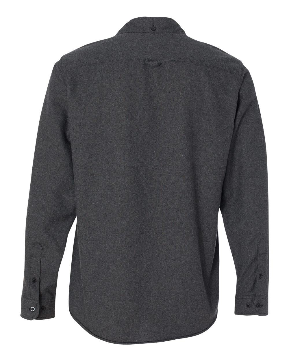 Long Sleeve Solid Flannel Shirt - 8200-Burnside
