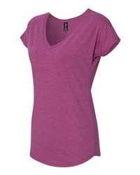 H/O KC Logo- Next Level - Women's Triblend Deep V - Dancewear