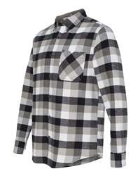 Independent Trading Co. EXP50F Flannel Shirt 3XL Grey Heather/ Black