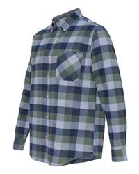 Independent Trading Co. EXP50F Flannel Shirt 3XL Grey Heather/ Black