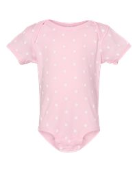 Rabbit Skins 4407 - Infant Baby Rib Bow Tie Bodysuit
