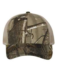 Outdoor Cap Washed Brushed Mesh Cap CGWM301 One Size Mossy Oak  Bottomland/Black at  Men's Clothing store