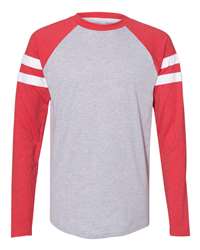 Westwood Cardinals Women's Fine Jersey Mash Up Long Sleeve T-Shirt