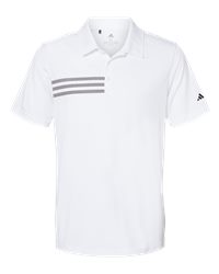 Adidas A213 - Heathered 3-Stripes Colorblocked Polo | Funktionsshirts