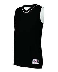 Augusta 152 Reversible Two-Color Jersey - Black/White - S