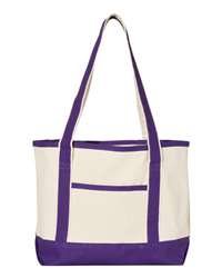 Q-Tees Q1500 - 34.6L Large Canvas Deluxe Tote