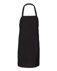 Q2115 One Size Q-Tees Black Waist Apron with Pockets 