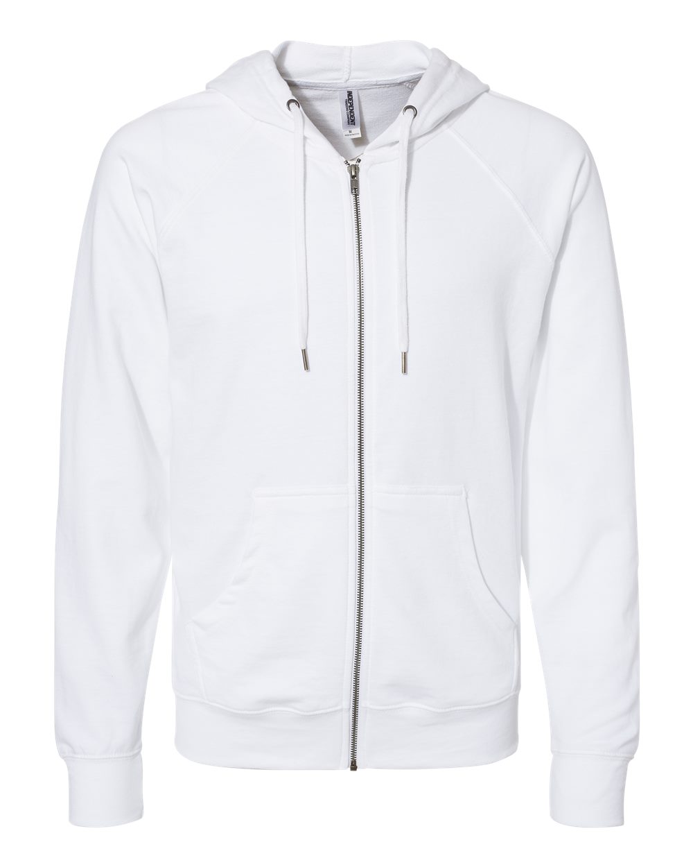 Icon Unisex Lightweight Loopback Terry Full-Zip Hooded Sweatshirt - SS1000Z-Independent Trading Co.