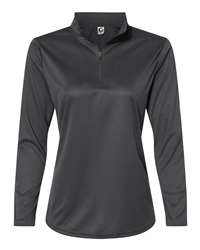 Russell Athletic QZ7EAX - Women's Striated Quarter-Zip Pullover
