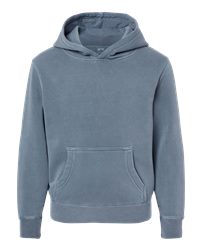 Midweight Pigment-Dyed Hooded Sweatshirt - Independent Trading 
