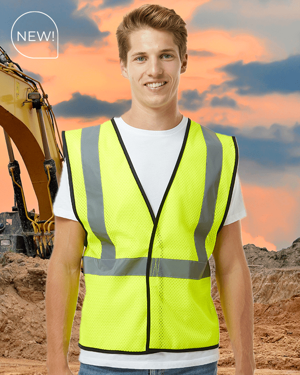 Safety green hi vis construction breast cancer awareness short sleeve t  shirt