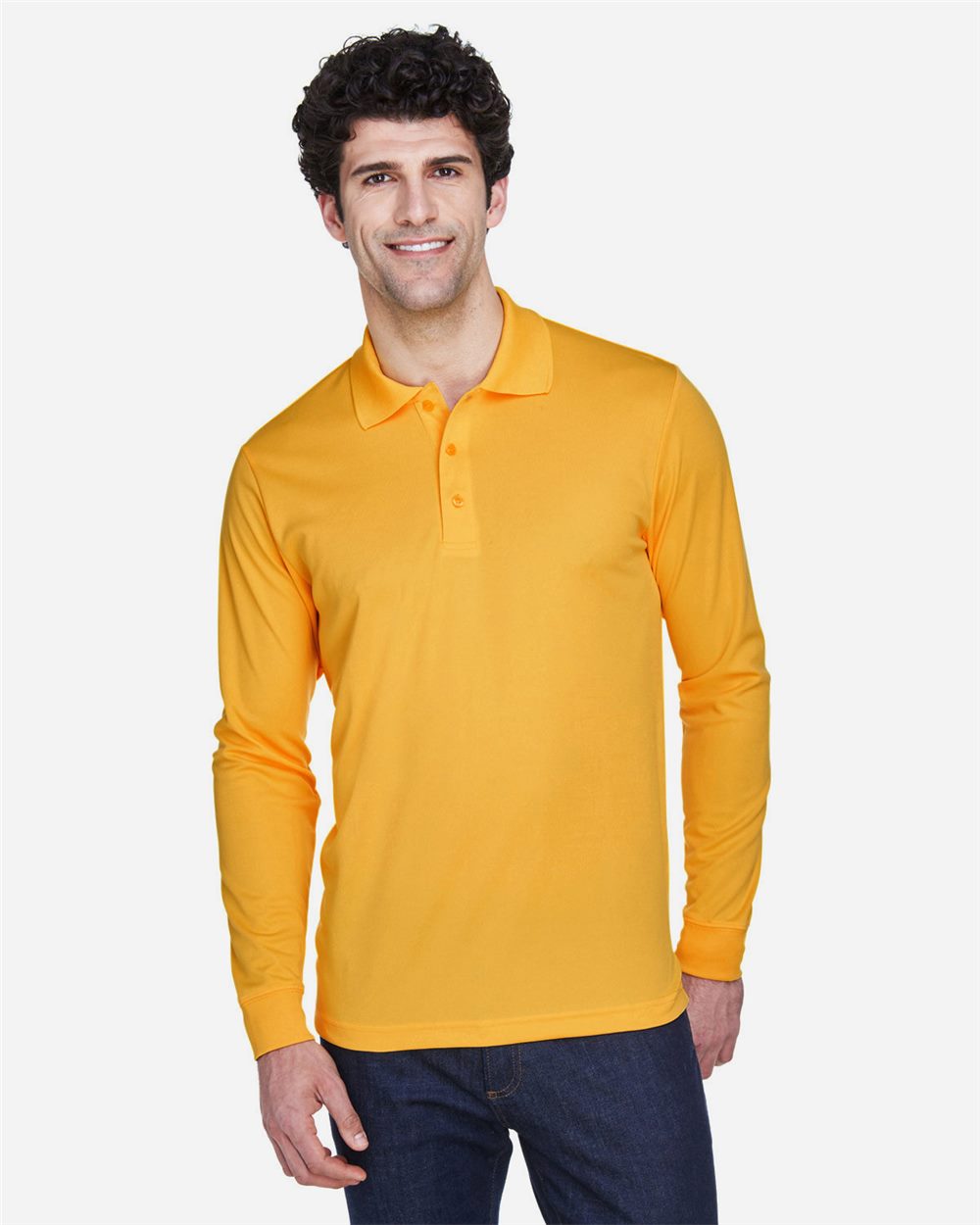 Men's Pinnacle Performance Long Sleeve Piqué Polo - 88192