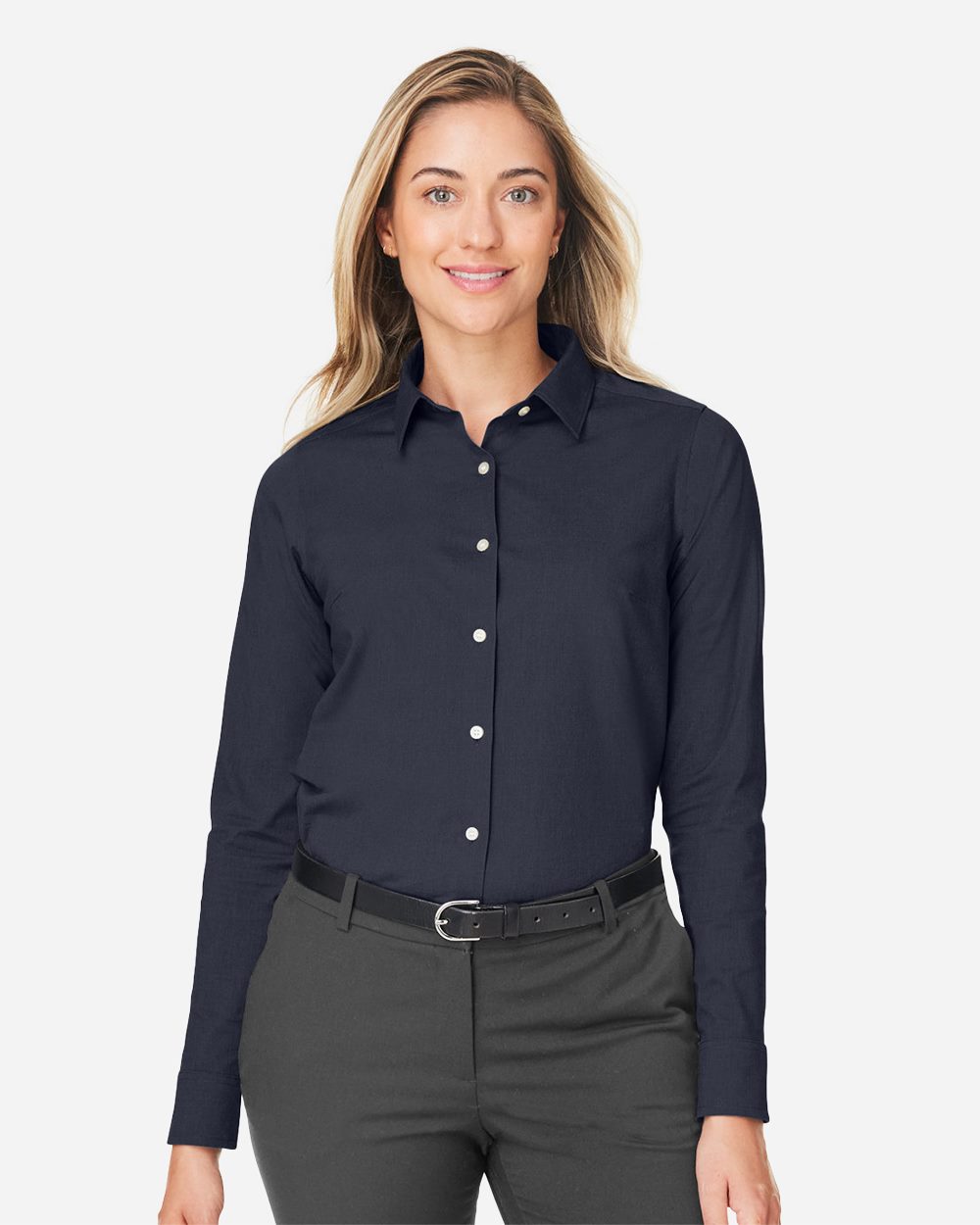 Women's CrownLux Performance® Spencer Poplin Dress Shirt - DG505W