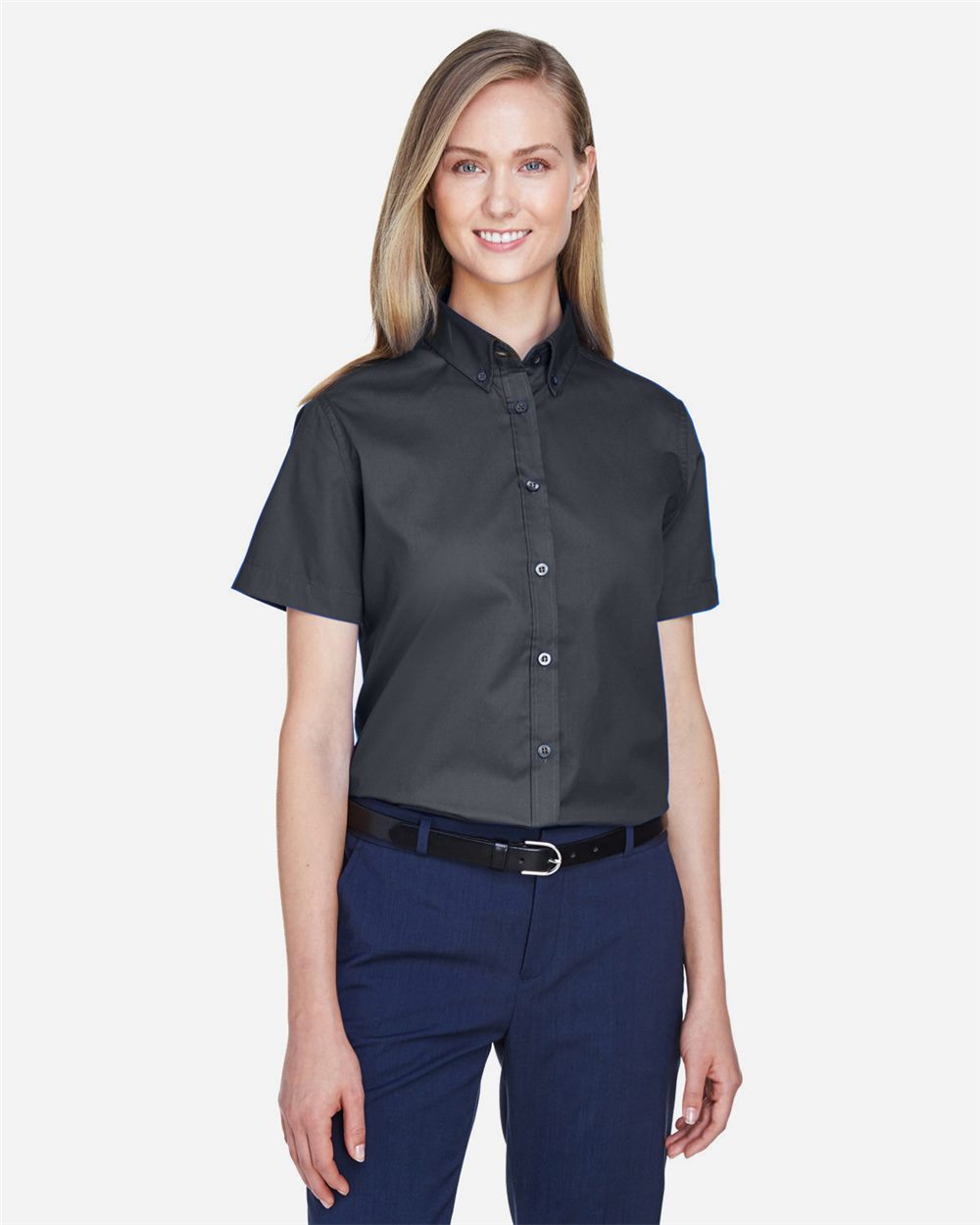 Women's Optimum Short Sleeve Twill Shirt - 78194