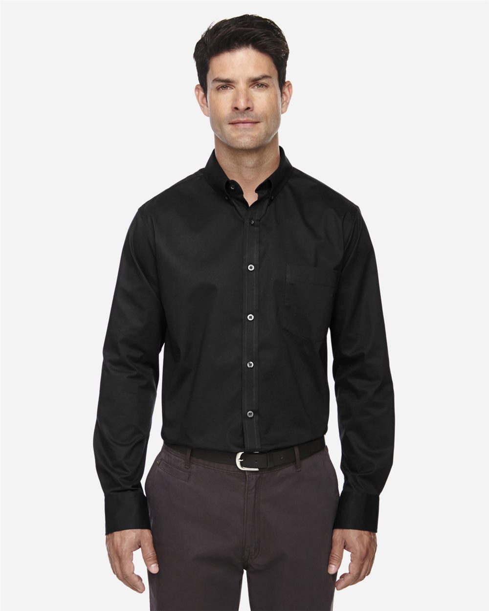 Men's Tall Operate Long Sleeve Twill Dress Shirt - 88193T