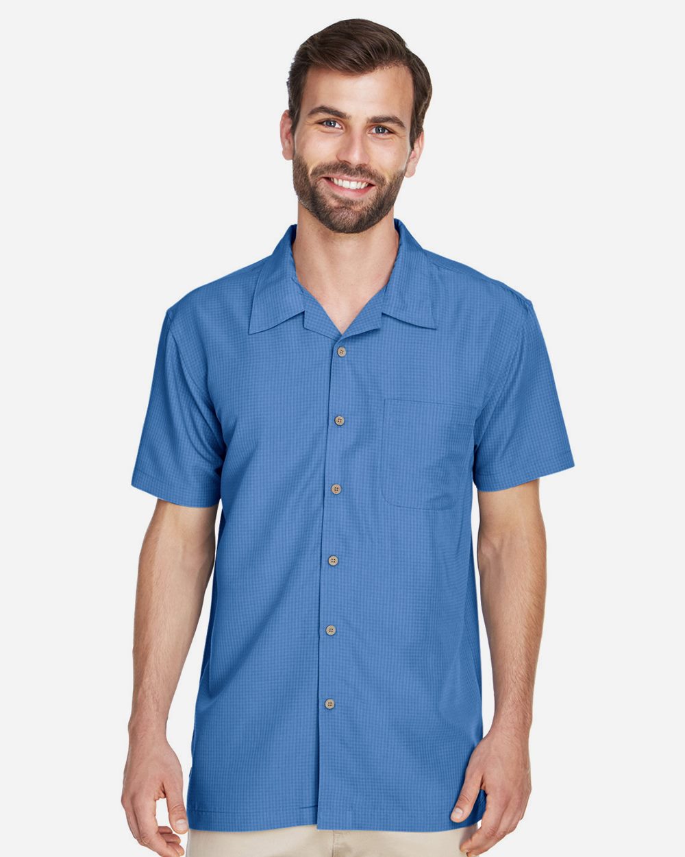 Men's Barbados Textured Camp Shirt - M560
