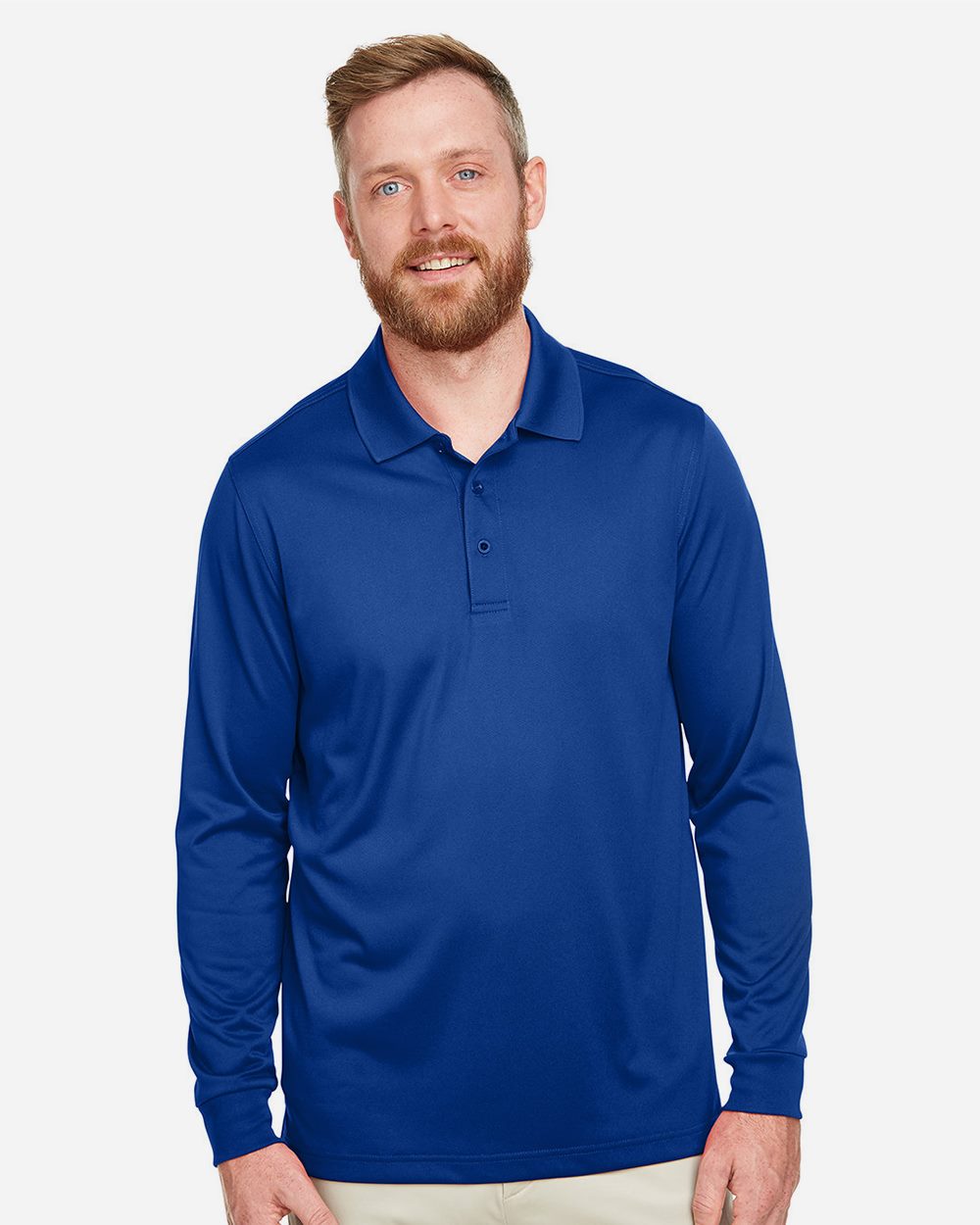 Men's Advantage Snag Protection Plus IL Long Sleeve Polo - M348L
