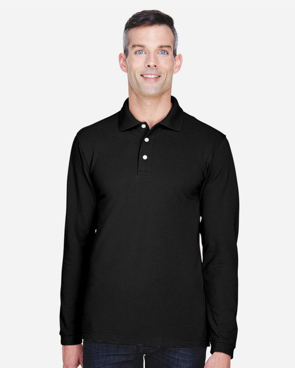 Men's Easy Blend™ Long Sleeve Polo - M265L
