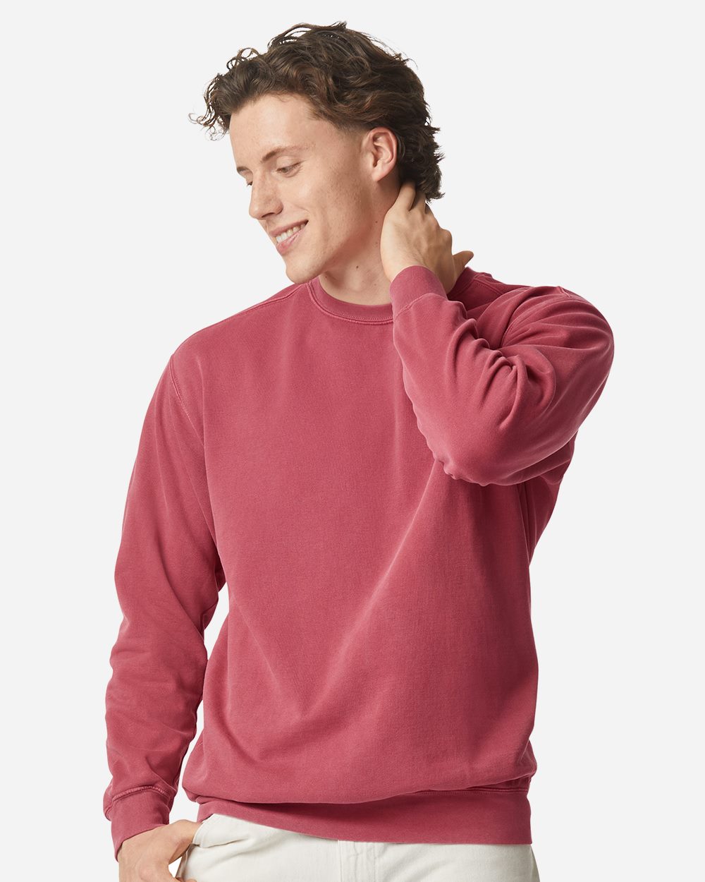 Garment-Dyed Sweatshirt - 1566