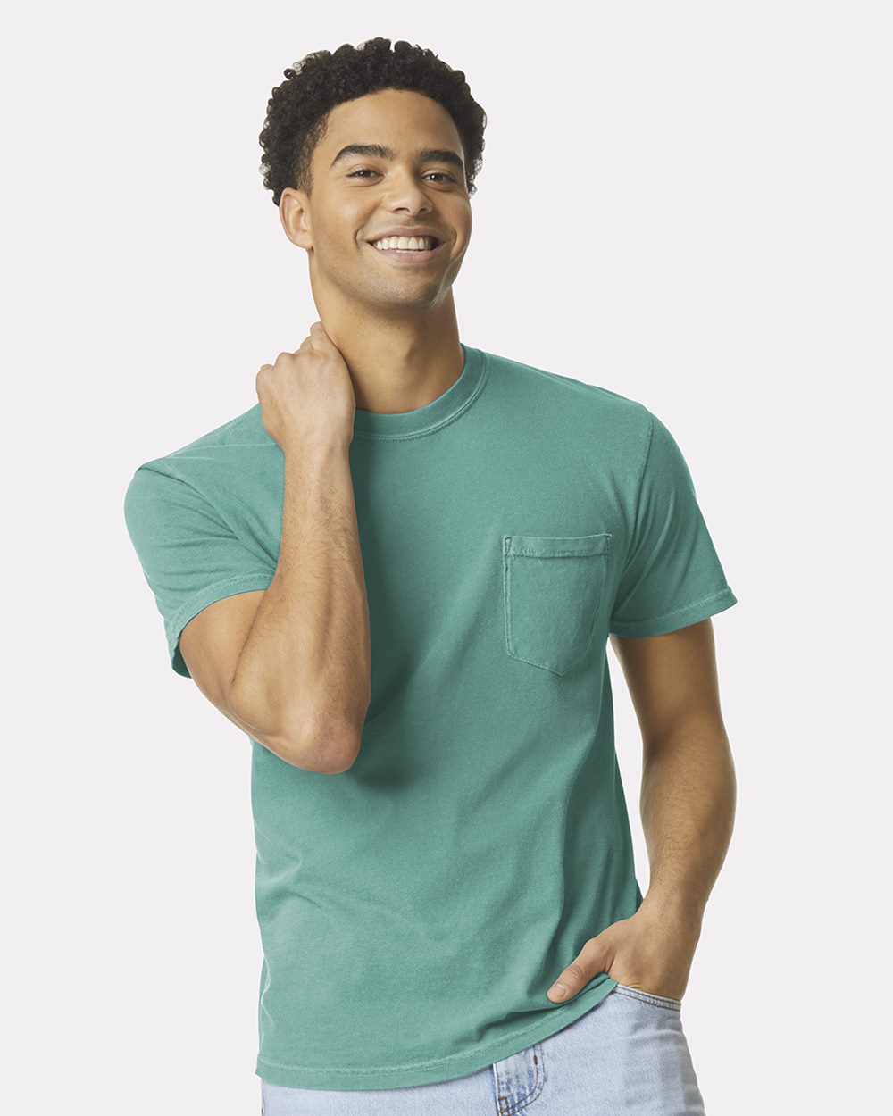 Garment-Dyed Heavyweight Pocket T-Shirt - 6030