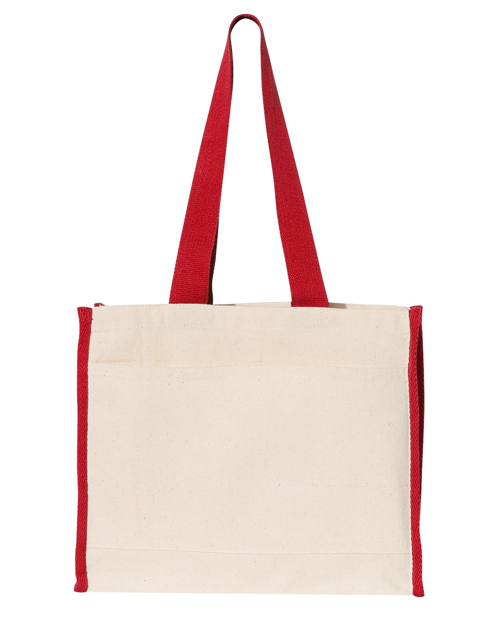 14L Tote with Contrast-Color Handles - Q1100
