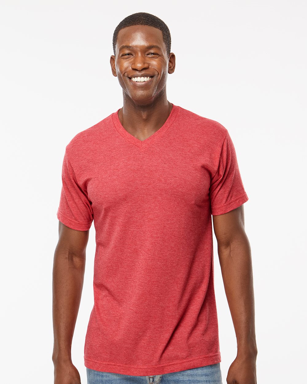 Deluxe Blend V-Neck T-Shirt - 3543